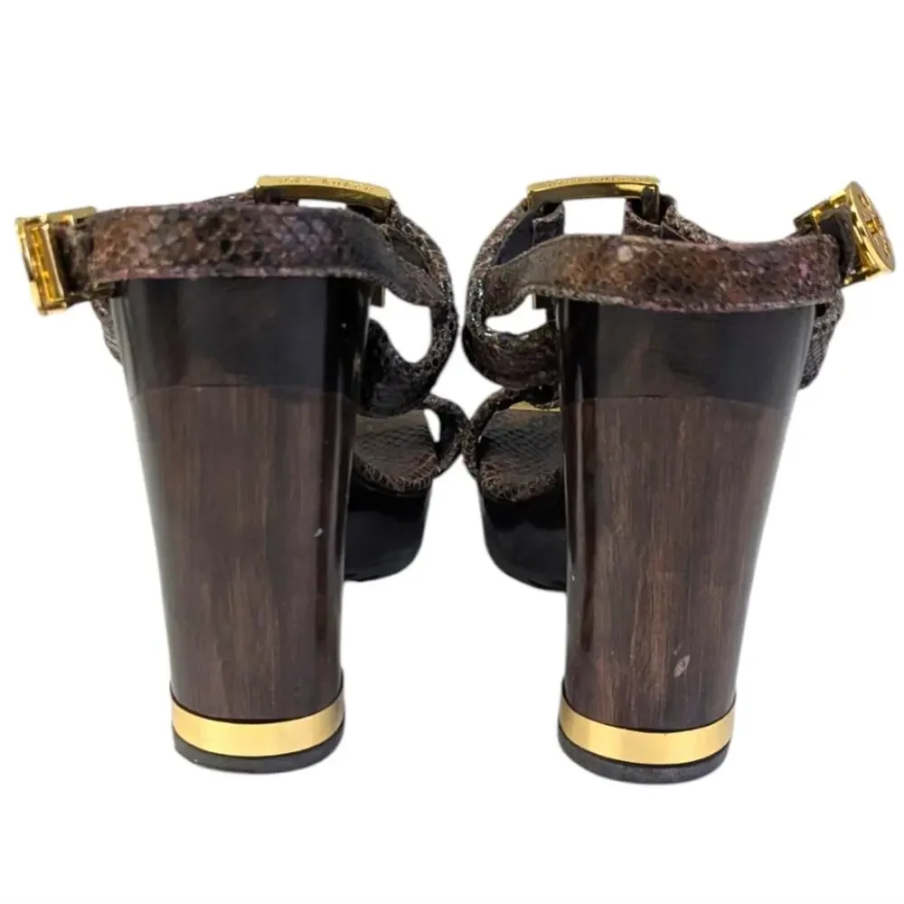 Tory Burch Karmen Sandals GUC $269 Size 8.5M   S3537